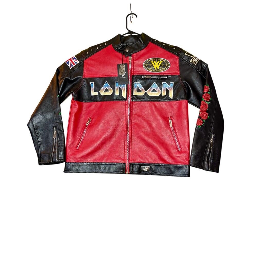 NWT - Watson Leather World Tour Jacket - Med. - $300 retail